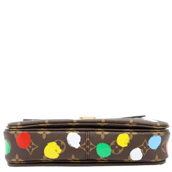Louis Vuitton  LV x YK Dots Metis Pochette Monogram Painted Dots Crossbody Bag B - Picture 9 of 13